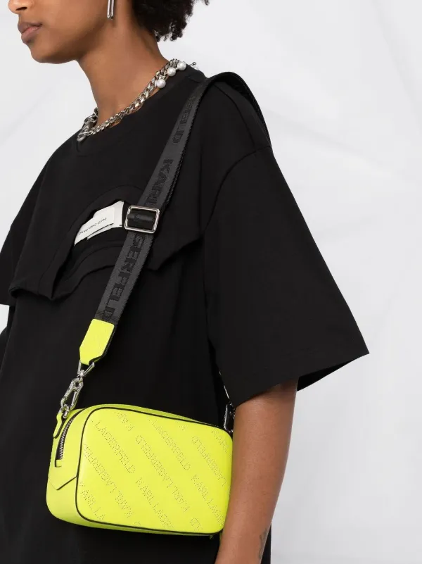 Karl Lagerfeld K Punched Camera Bag Yellow FARFETCH AO