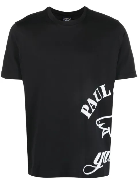 Paul & Shark side logo print T-shirt