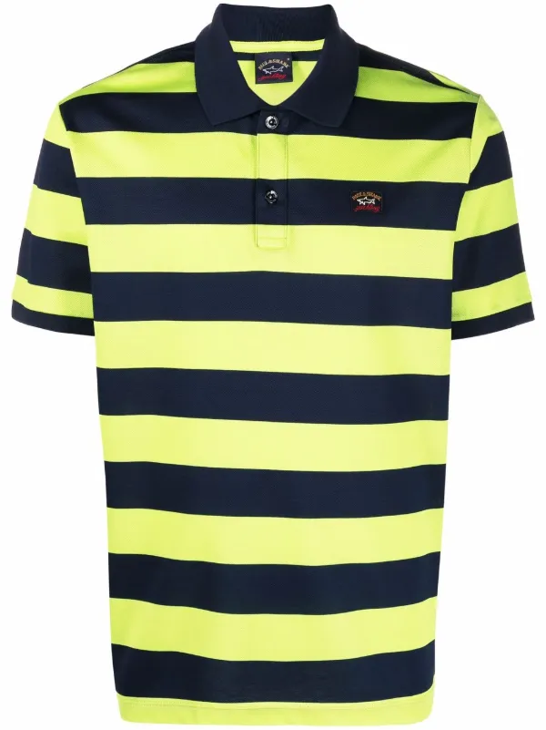 Shark Heritage striped polo shirt 
