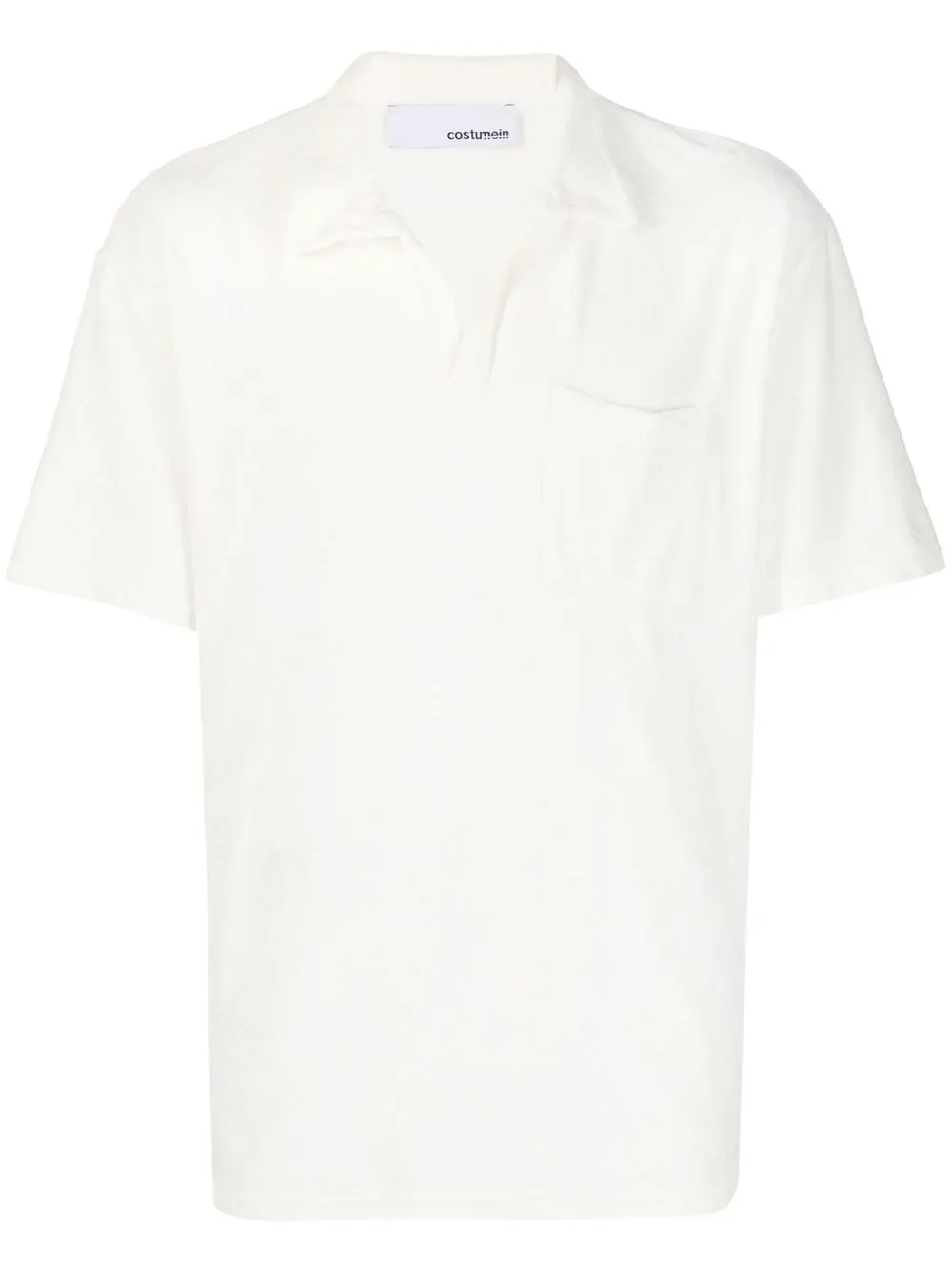 

Costumein playera tipo polo manga corta - Blanco