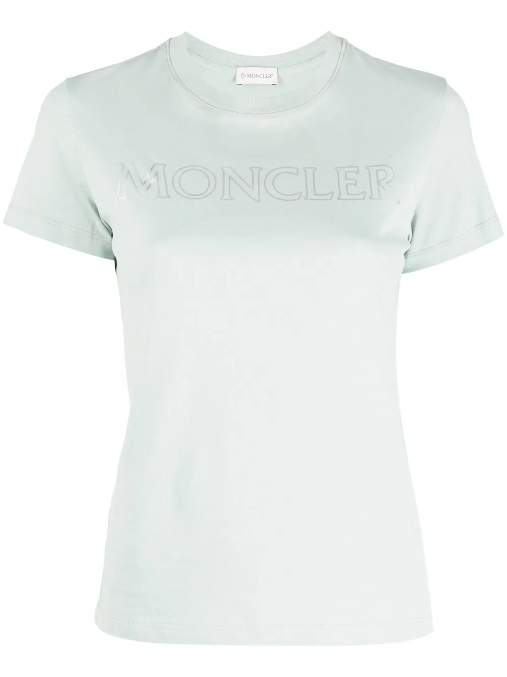 

Moncler playera con logo estampado - Verde