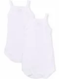 Petit Bateau set of two bodysuits - White