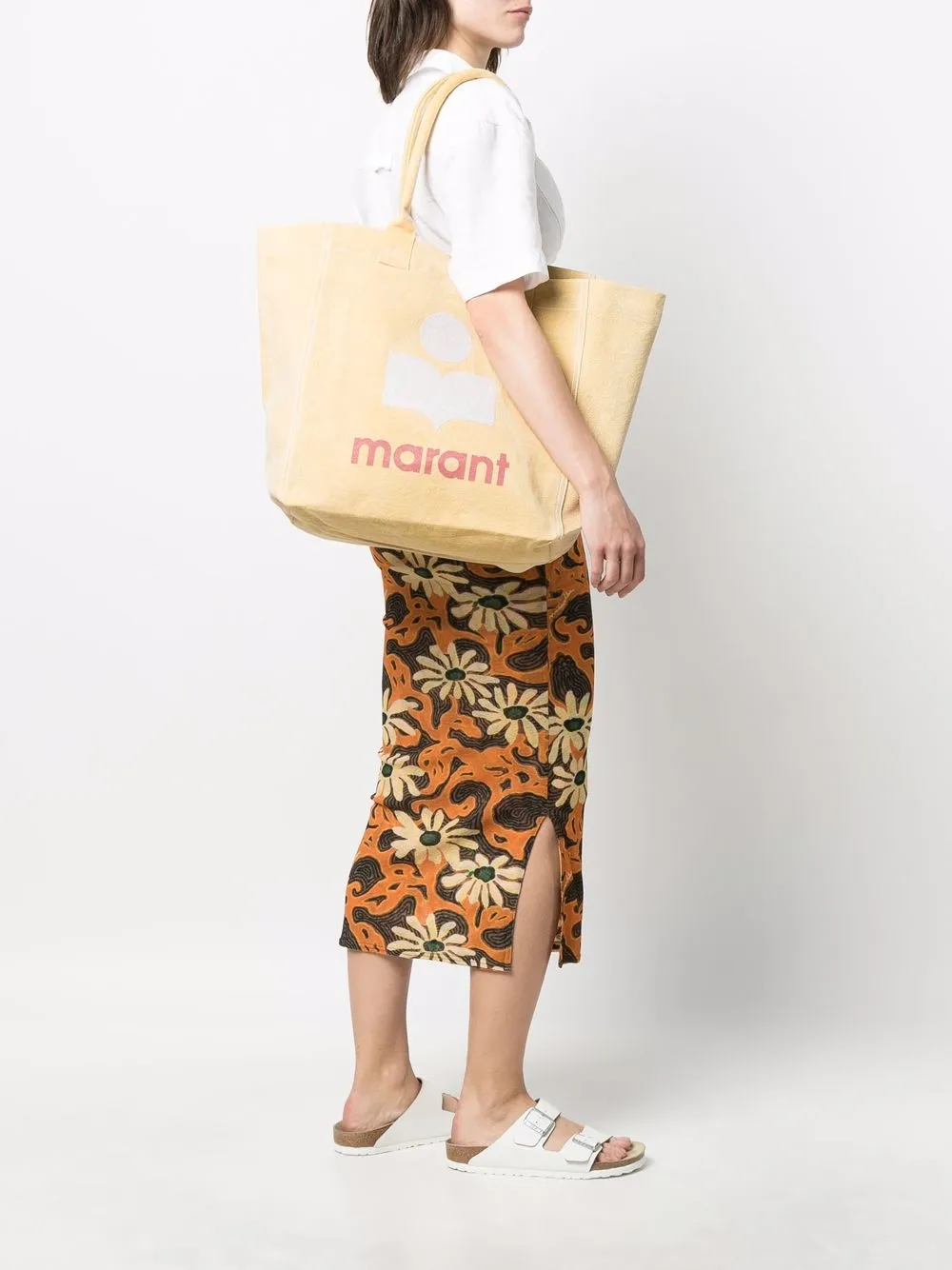 фото Isabel marant étoile сумка-тоут yenky с логотипом