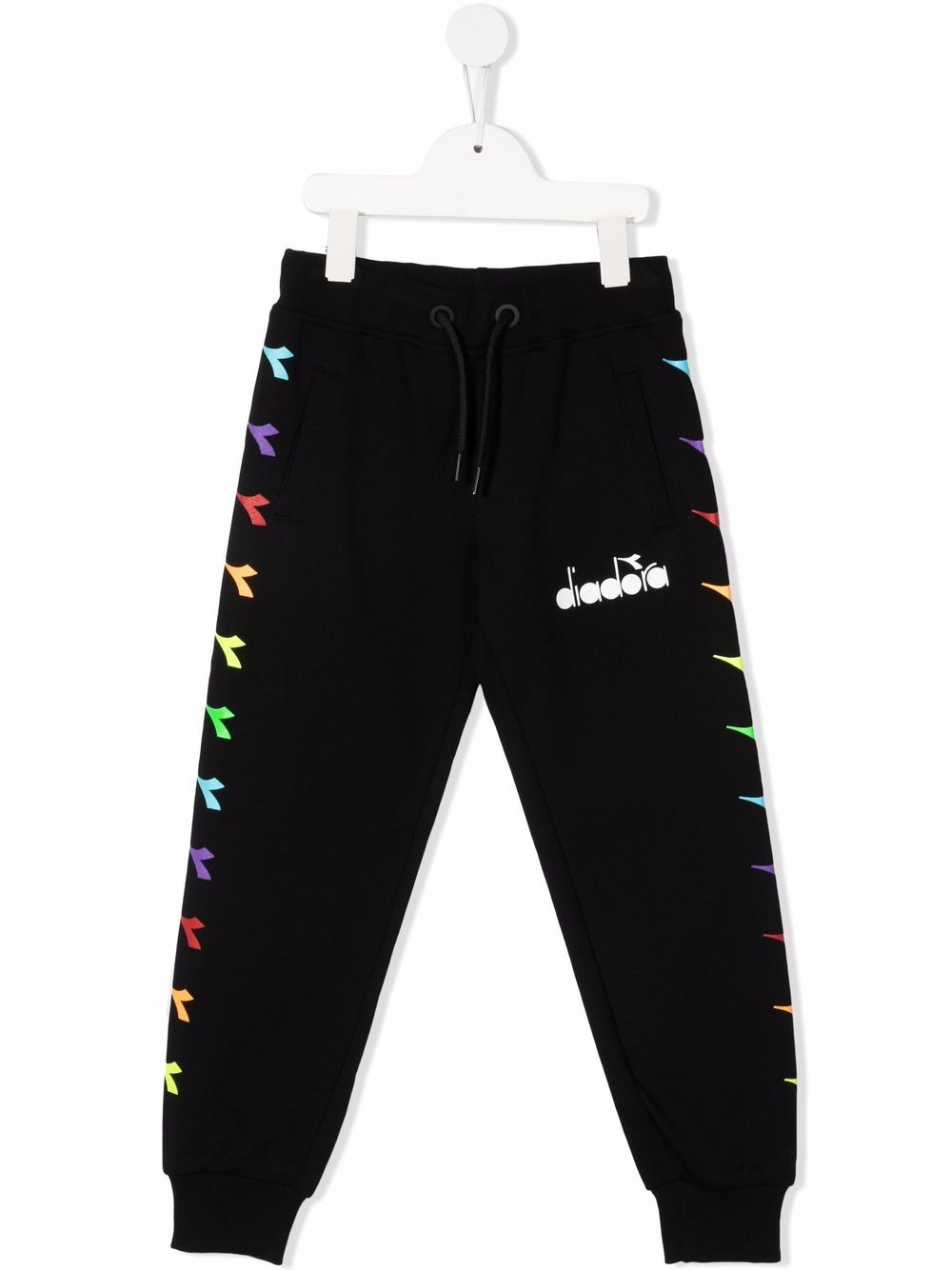 фото Diadora junior logo-tape track pants