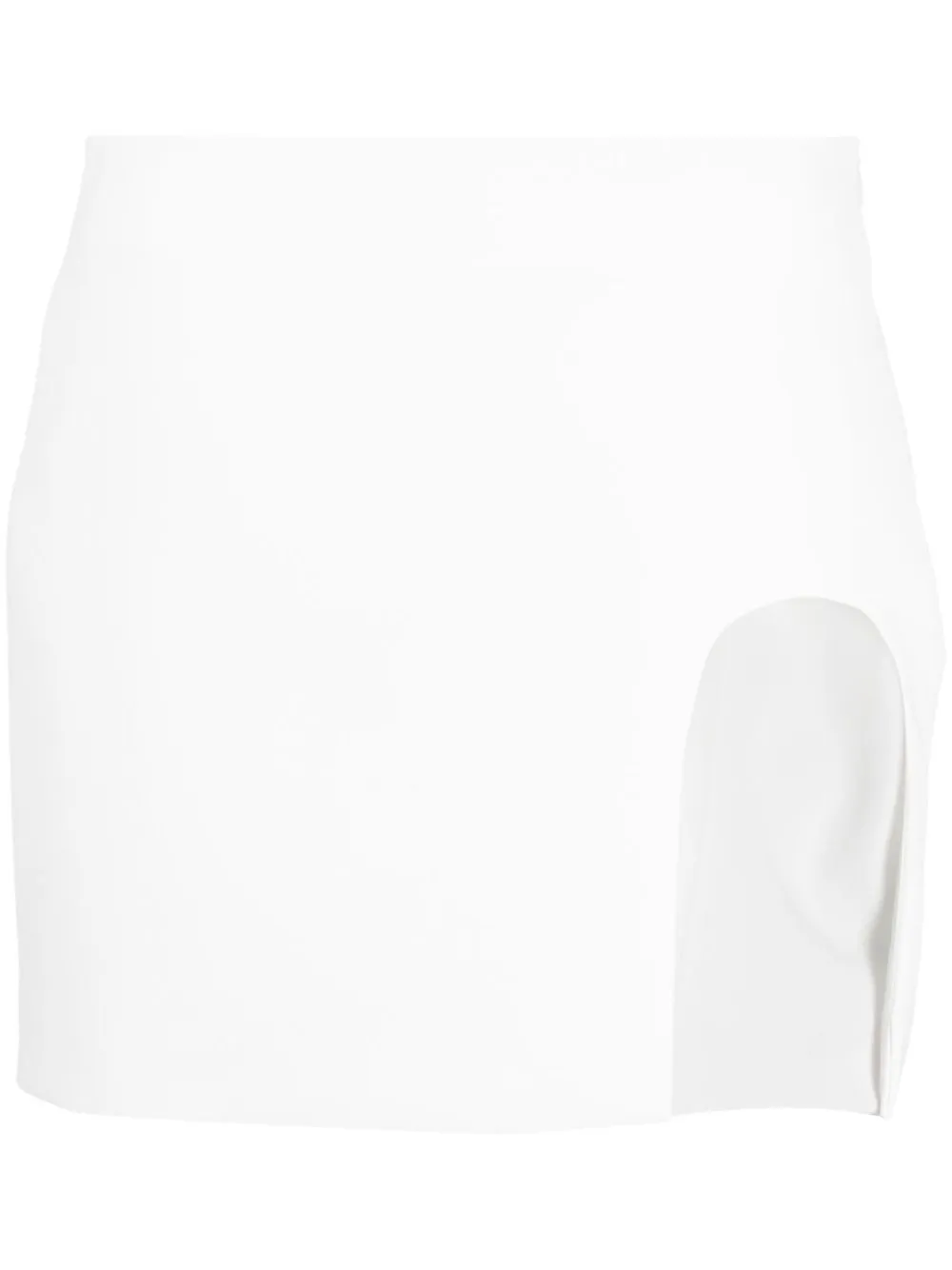 

Mônot round-hem pencil skirt - White