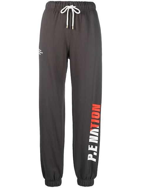 P.E Nation Initiate organic cotton track pants