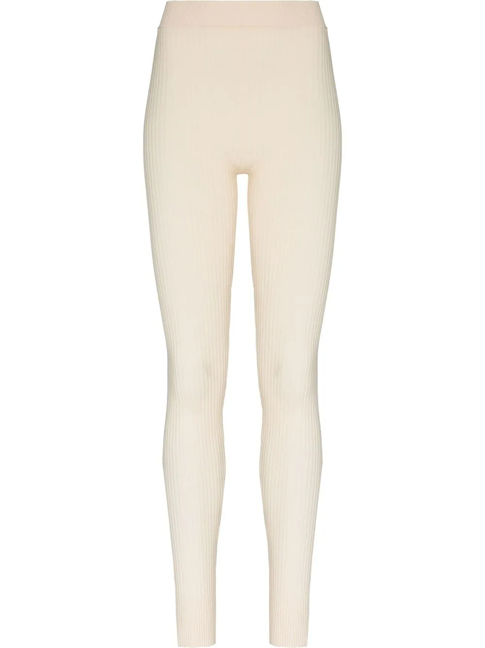 

Live The Process Helia split-cuff ribbed leggings - Neutrals