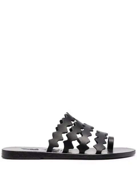 Ancient Greek Sandals صندل 'نيكي أوندا' جلد