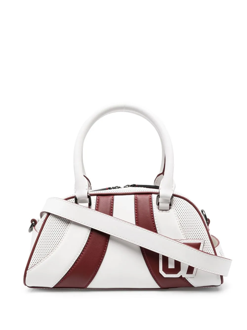 

Karl Lagerfeld x Alled-Martinez 07 panelled-design tote bag - White