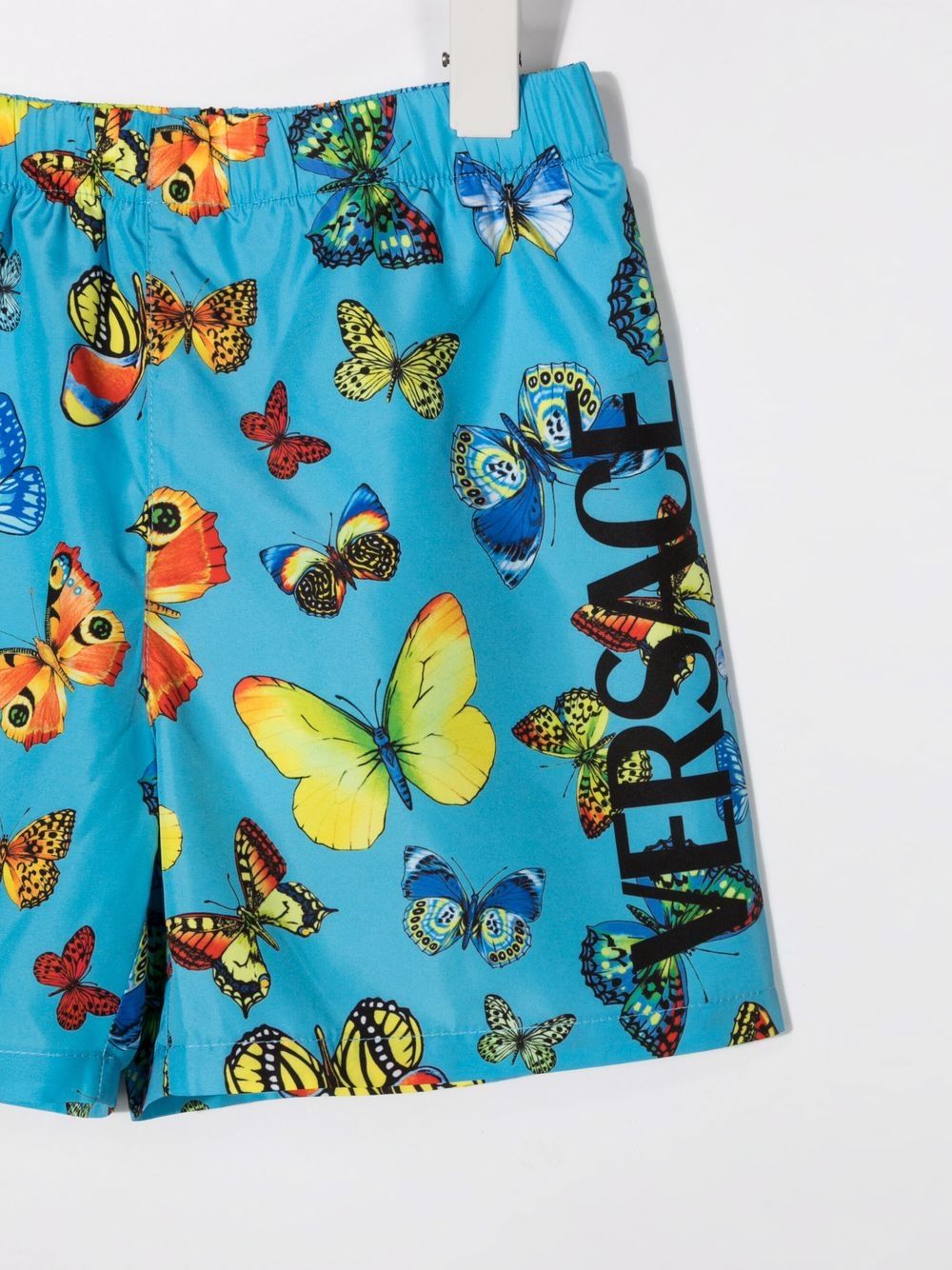 фото Versace kids butterfly-print swim shorts