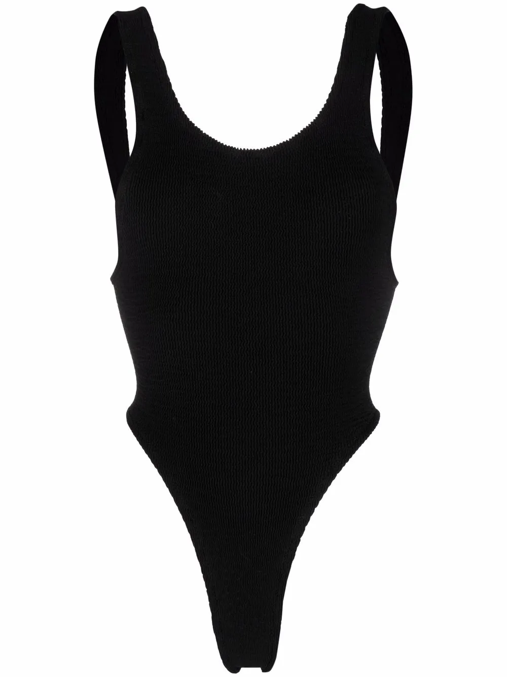 

Reina Olga Ruby crinkled swimsuit - Black