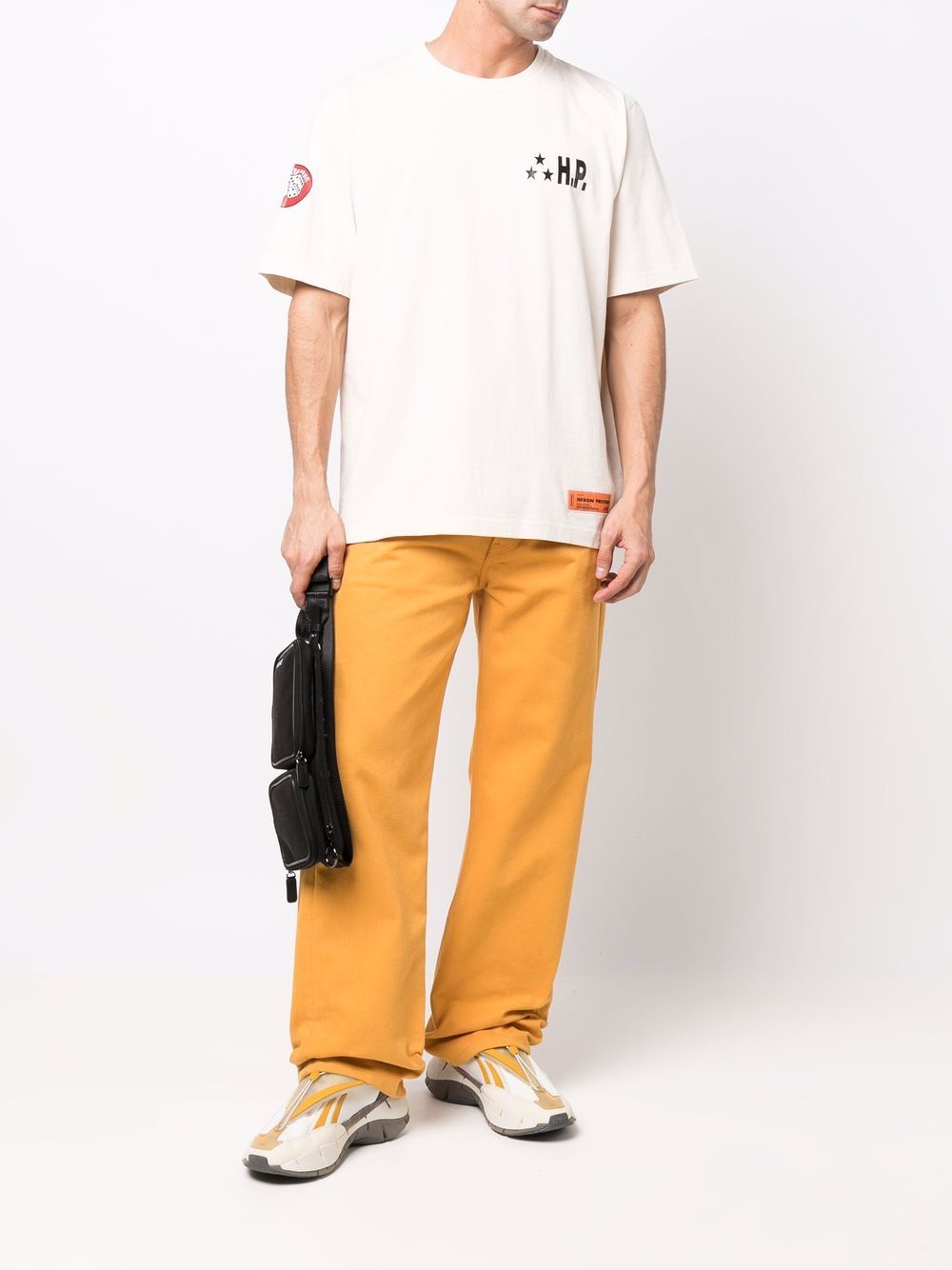 фото Heron preston logo organic cotton t-shirt