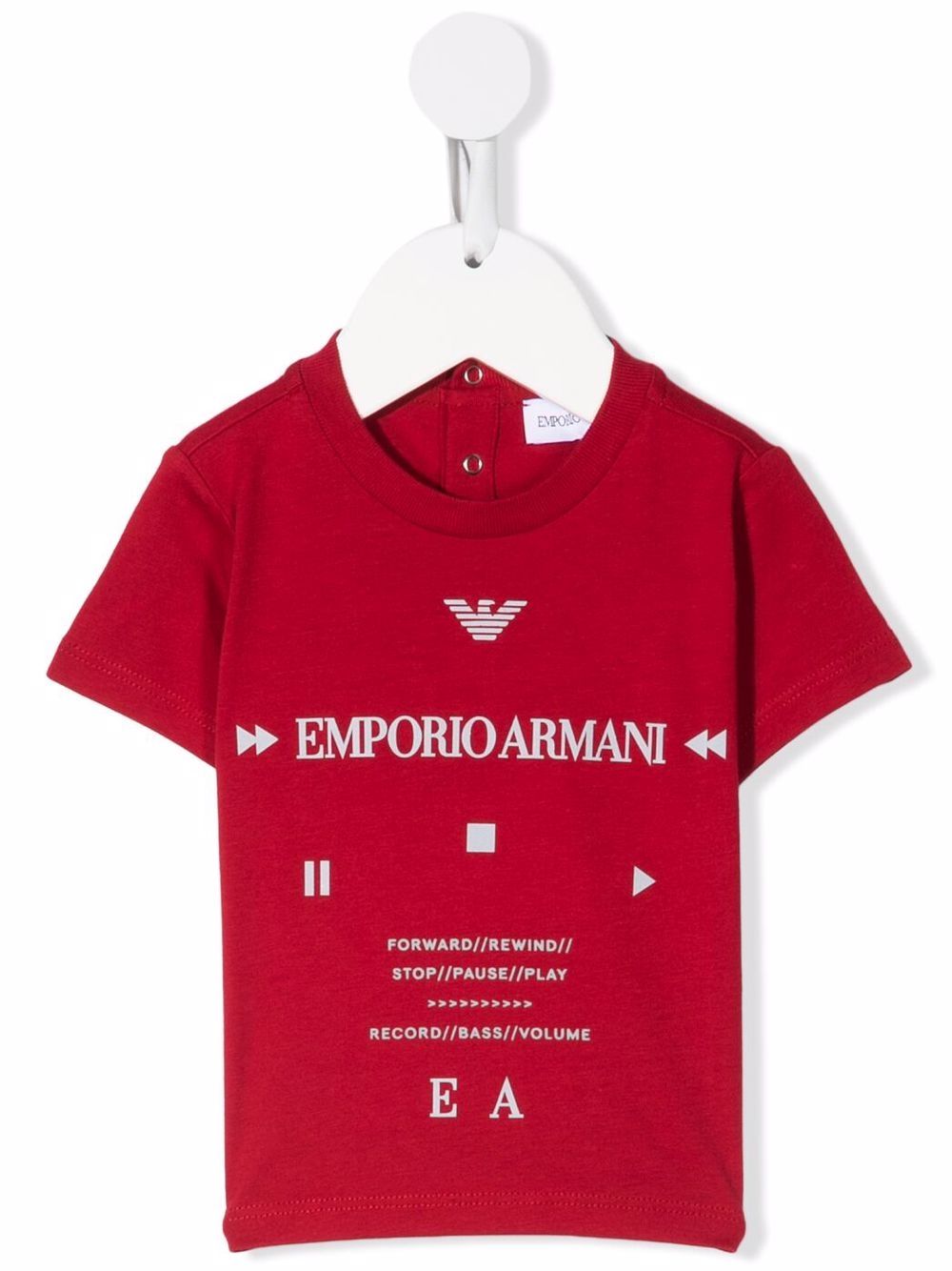 фото Emporio armani kids футболка с графичным принтом