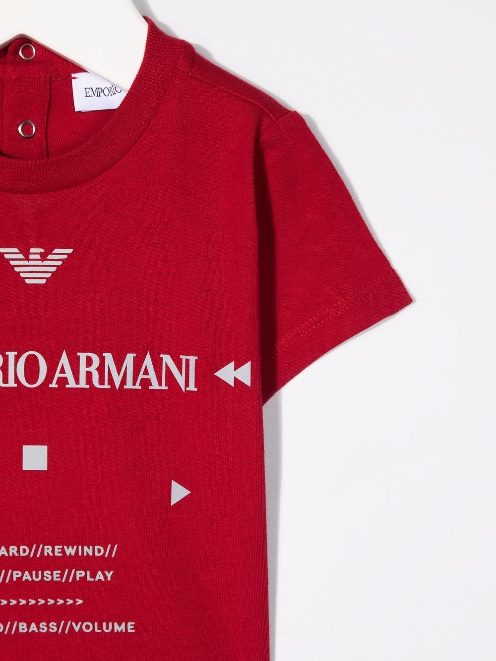 фото Emporio armani kids футболка с графичным принтом