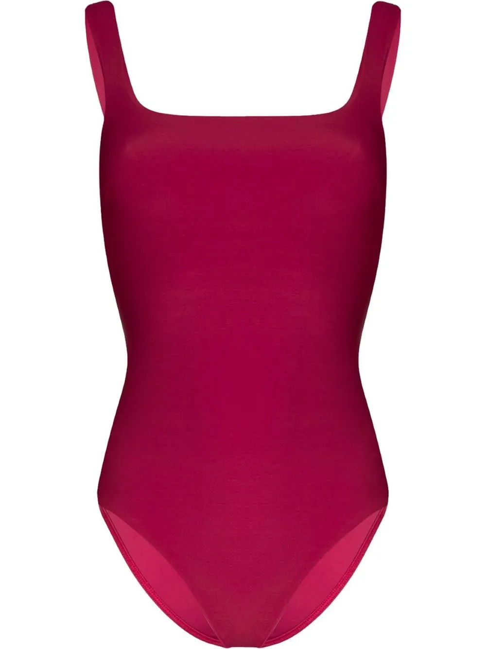 

BONDI BORN Mackinley square-neck swimsuit - Neutrals