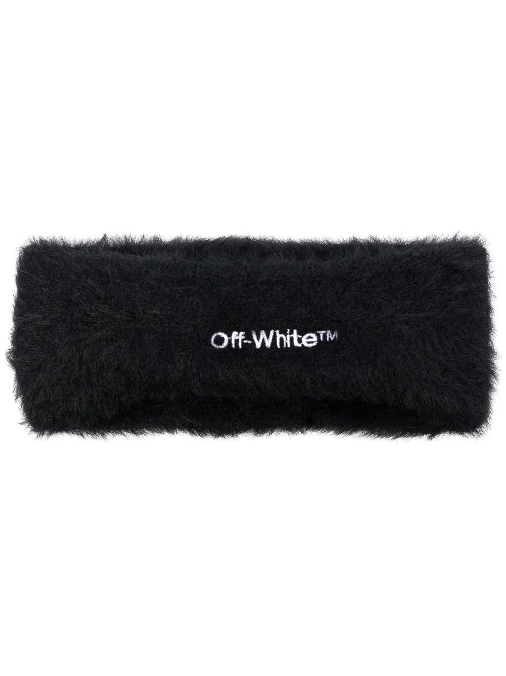 

Off-White logo-embroidered headband - Black