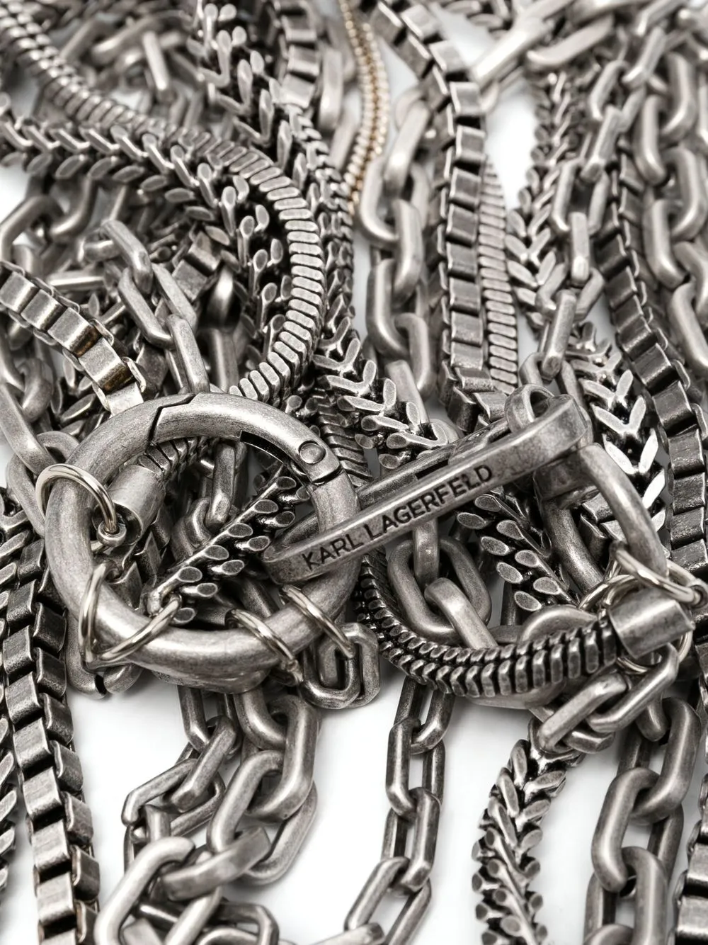 Image 2 of Karl Lagerfeld x Alled-Martinez layered multi-chain belt