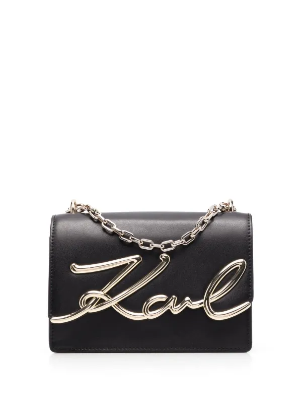 Karl Lagerfeld K Signature Belt Bag in Black