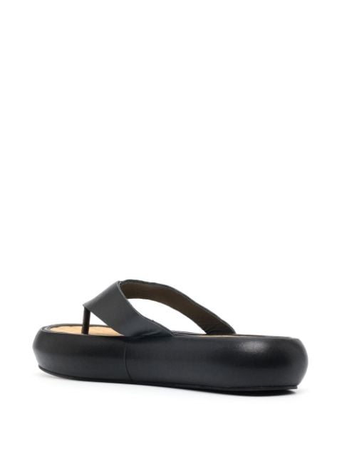 St. Agni Tatami Flatform thong-strap Sandals - Farfetch