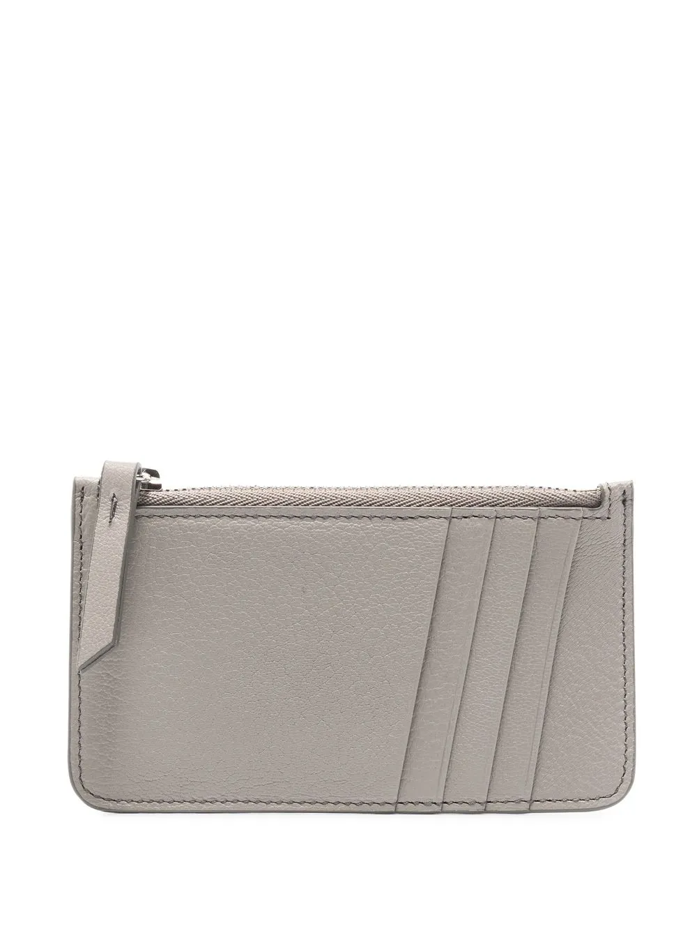 

Maison Margiela four-stitch leather zipped wallet - Grey