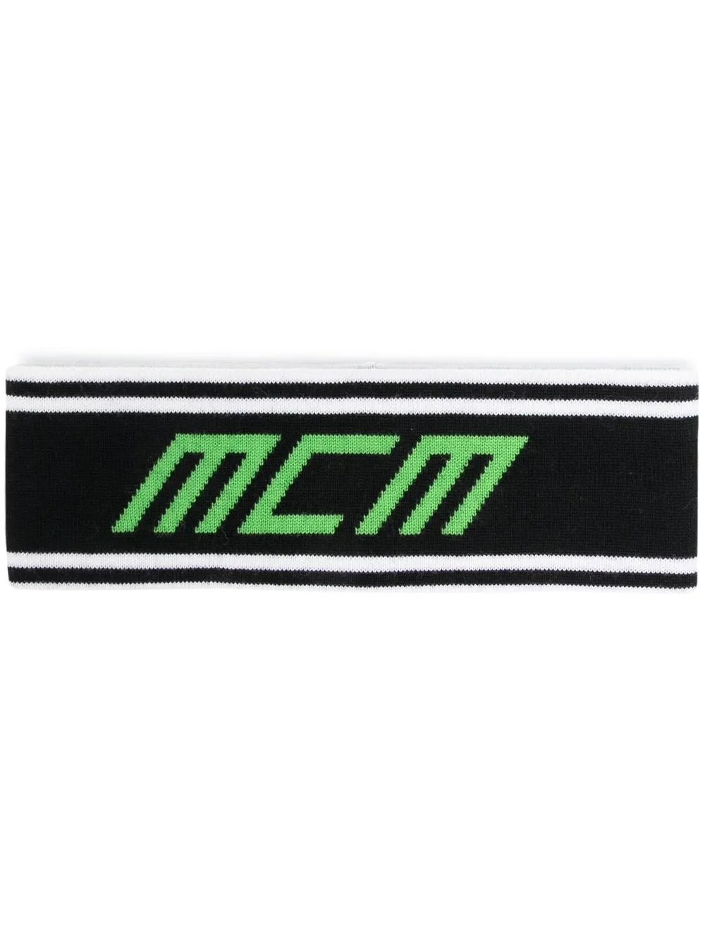 

MCM logo-print headband - Black