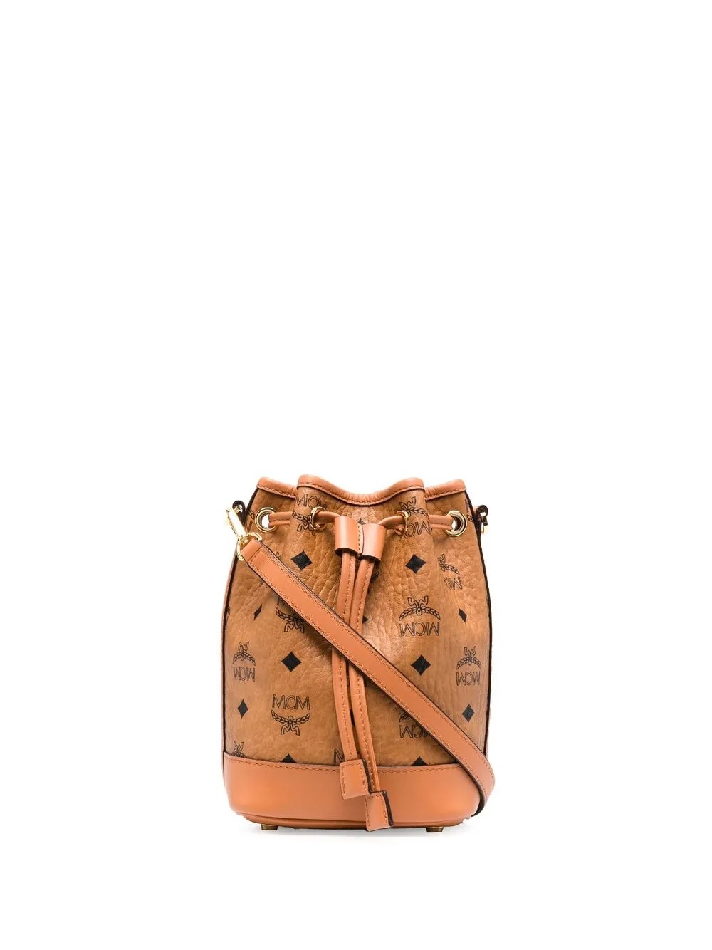 

MCM bolsa bucket Mini Dessau - Marrón