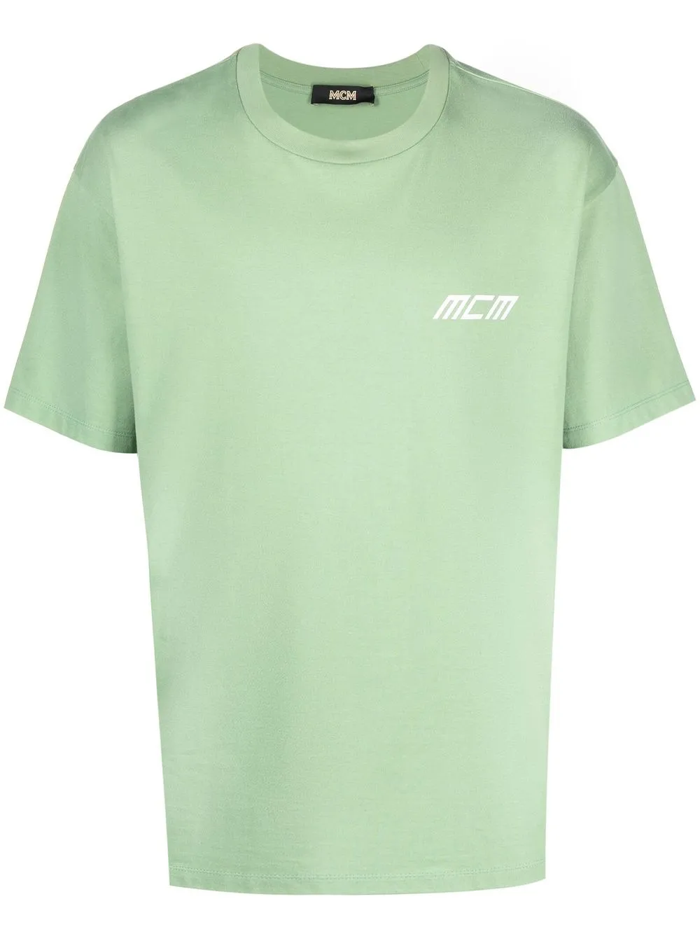 

MCM playera con logo estampado en el pecho - Verde