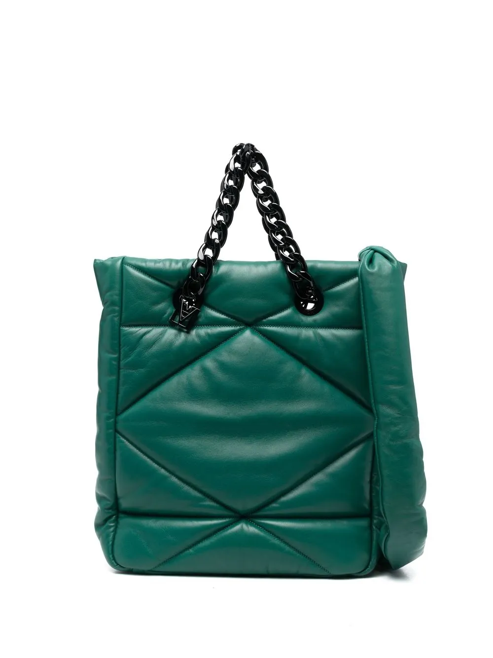 

MCM tote Travia capitonada - Verde