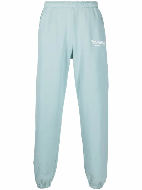 Sporty \u0026 Rich Pantalones De Chándal Ajustados Con Logo - Farfetch