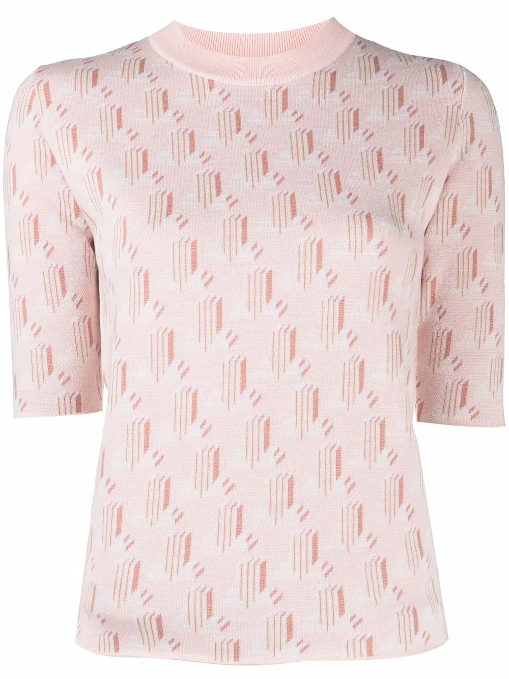 

Lanvin patterned knitted top - Pink