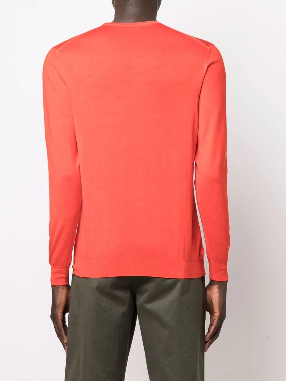 Crew-Neck Rib-Trimmed Jumper