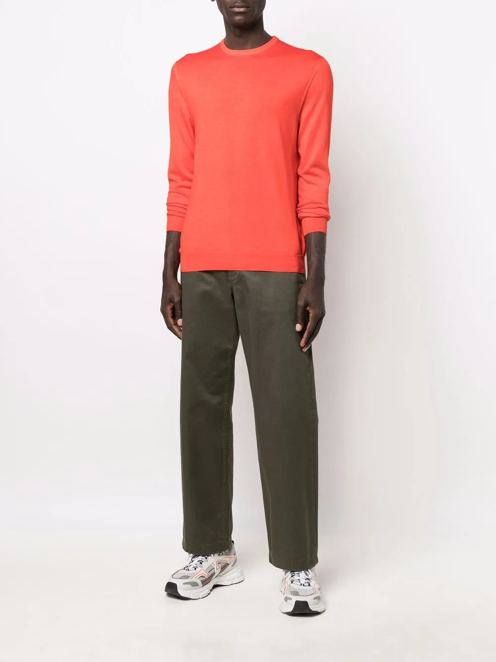 Malo Trui met ronde hals - Rood