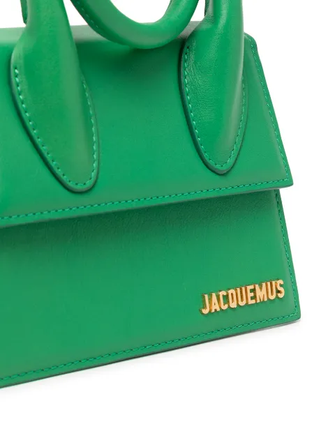 jacquemus le chiquito noeud medium leather top handle bag