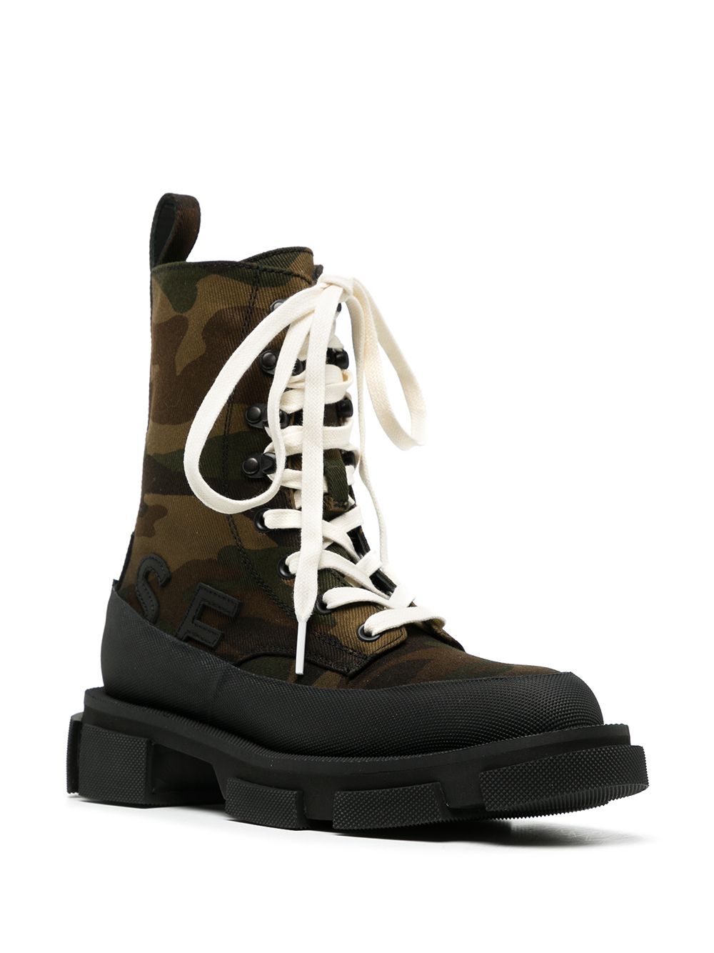 Both Camouflage Tall lace-up Boots - Farfetch