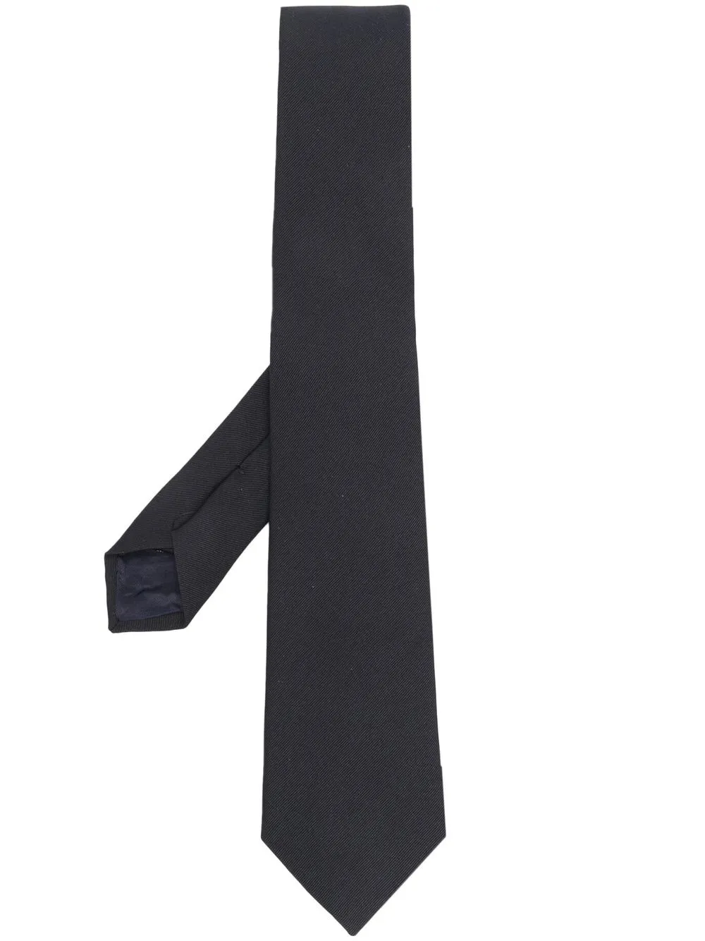 

Tagliatore ribbed-detail tie - Blue