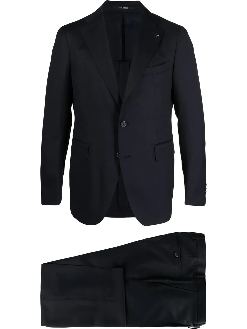 Tagliatore single-breasted virgin wool suit | Blue | Image 1