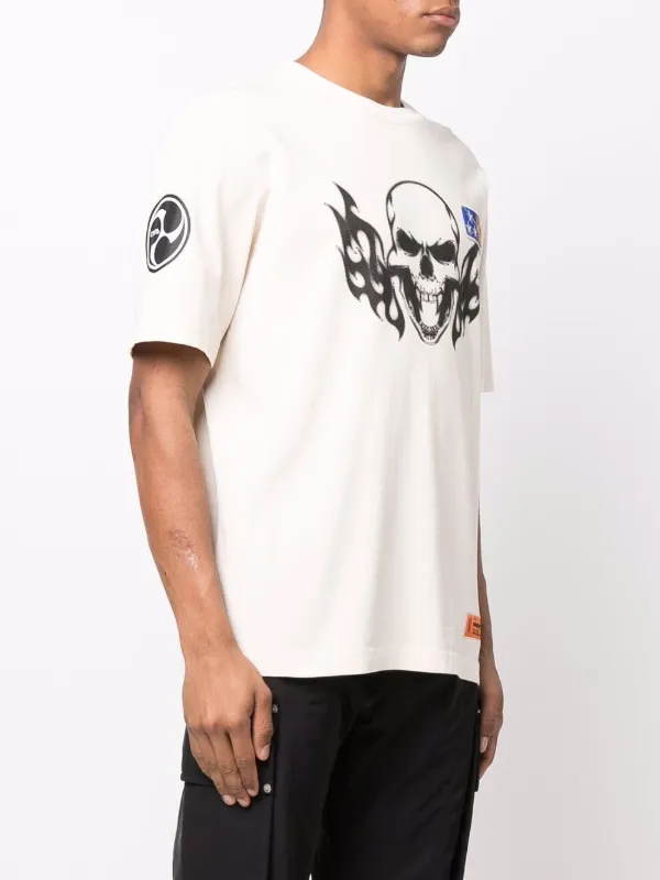 heron preston skull shirt