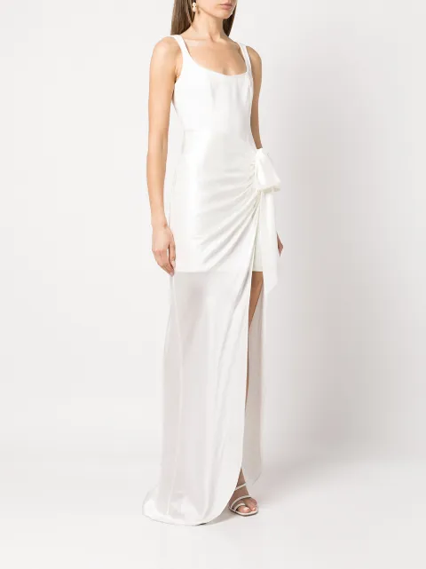 cinq a sept marian draped gown