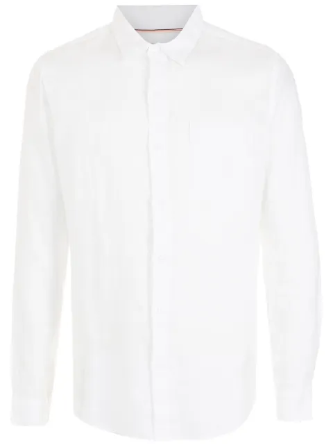 Osklen long-sleeve button-fastening shirt