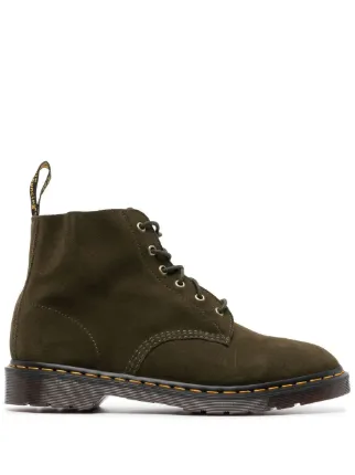 Green suede 2024 doc martens