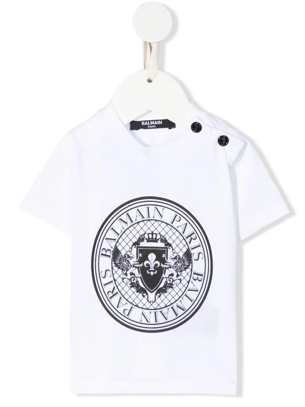 

Balmain Kids logo-print T-shirt - White