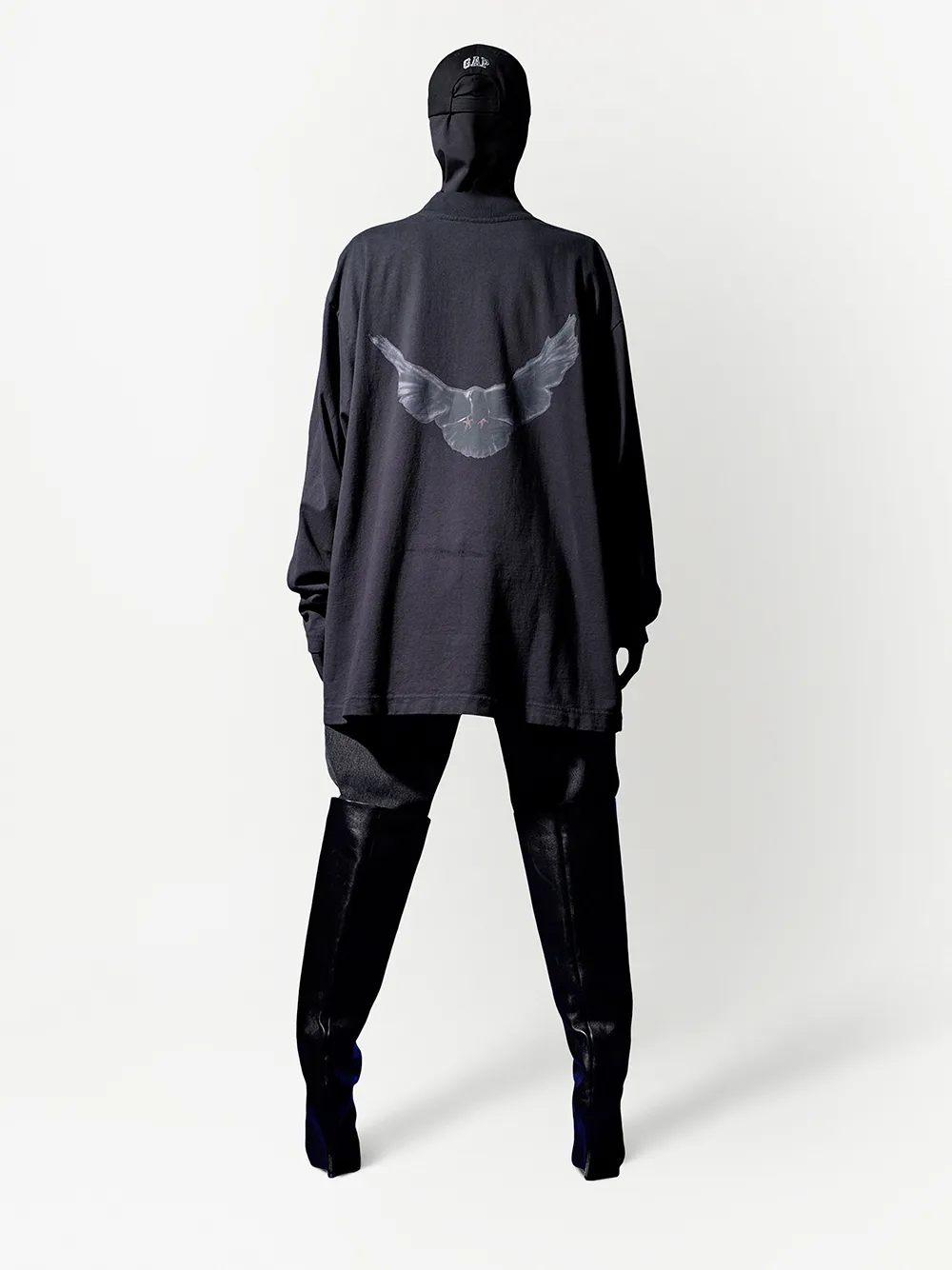 YEEZY GAP ENGINEERED BY BALENCIAGA DOVE LONG SLEEVE TEE | Black