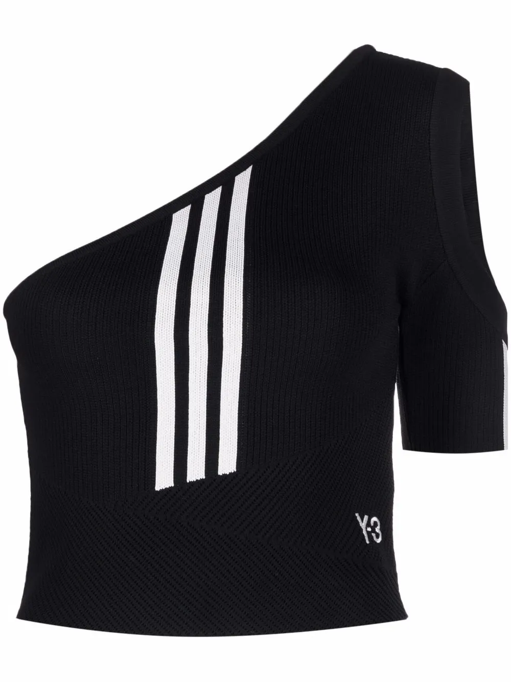 

Y-3 top tejido con aberturas - Negro