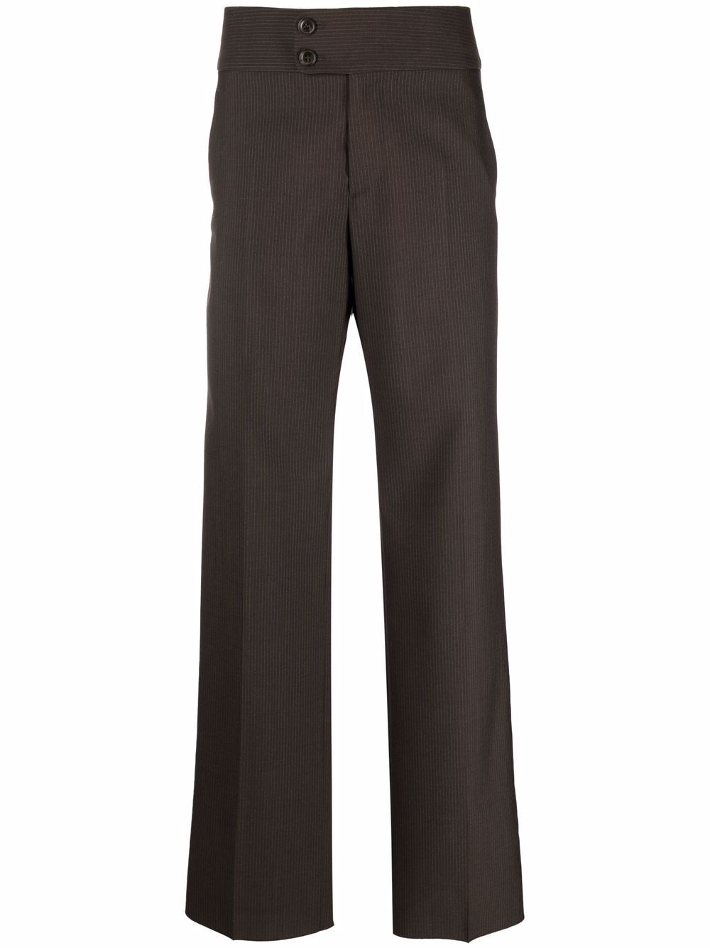 pinstripe high waisted pants