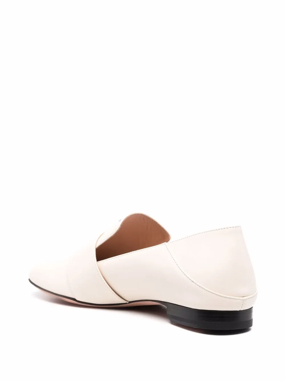 Bally Janelle buckle-detail leather loafers Neutrals