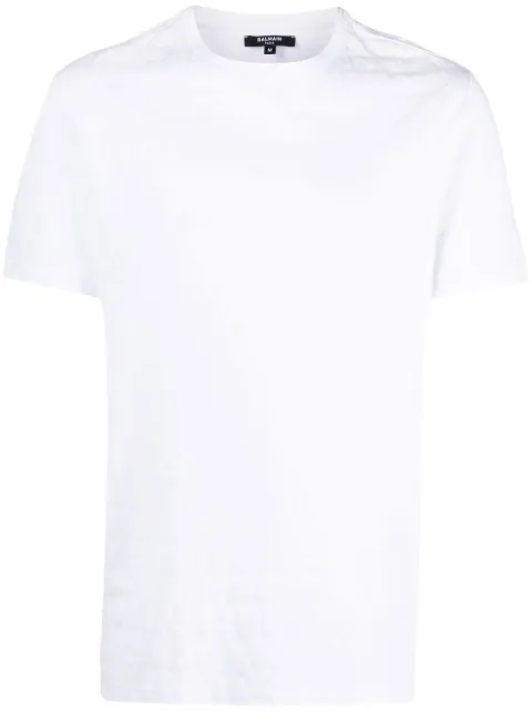 Balmain logo pattern T-shirt