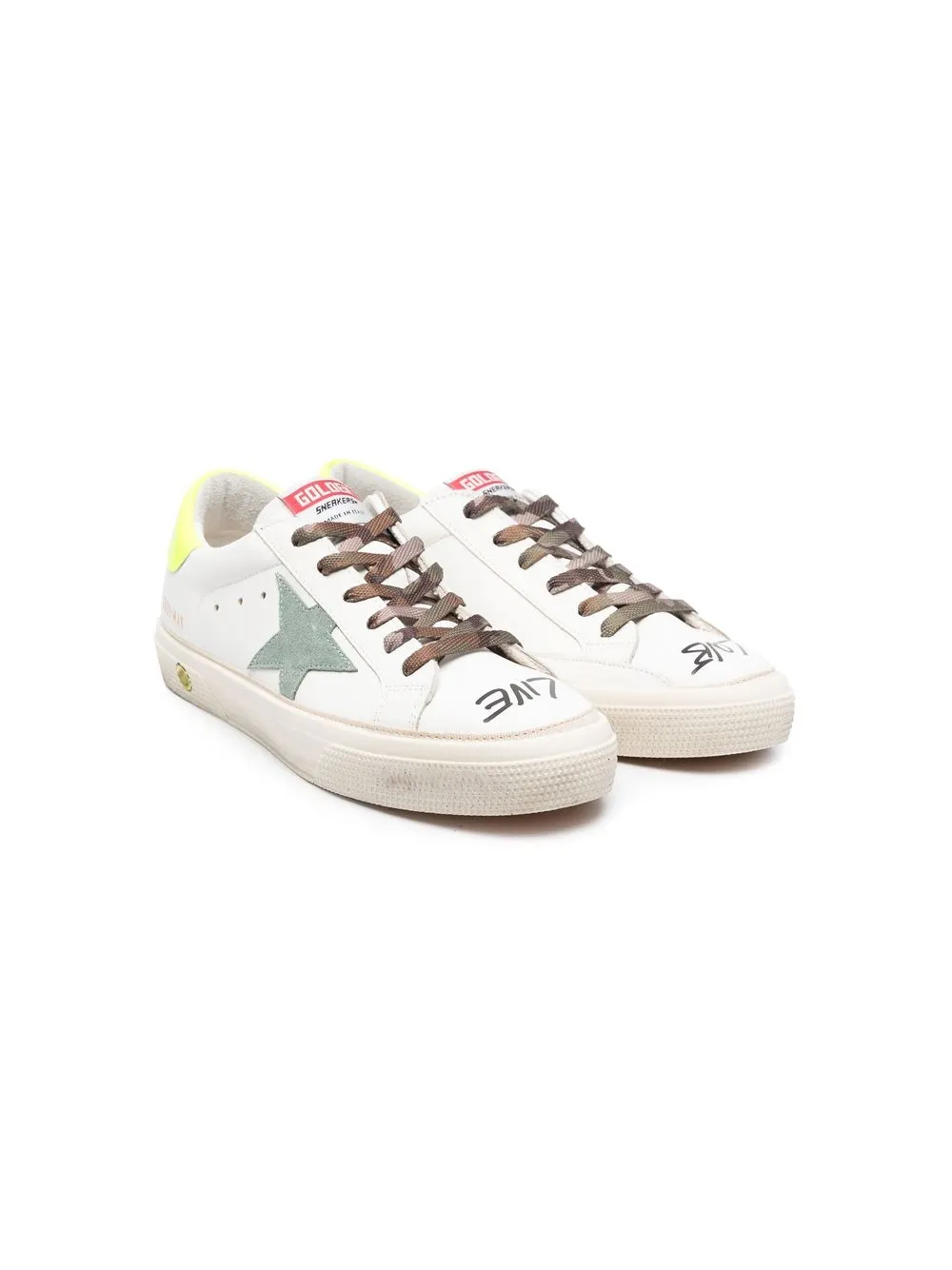 

Golden Goose Kids tenis bajos Super-Star - Blanco