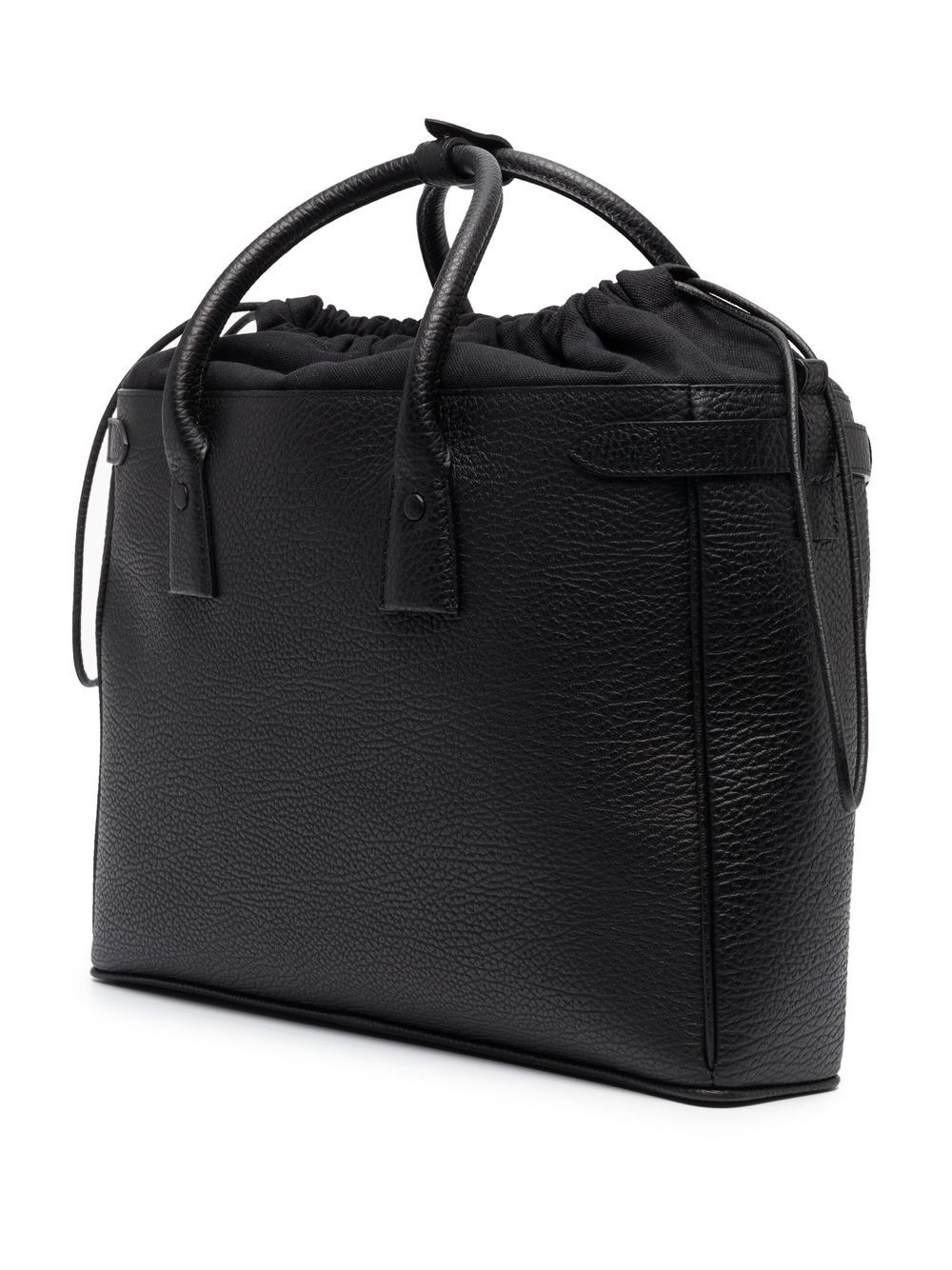 Maison Margiela 5AC Leather Tote Bag | Black | FARFETCH