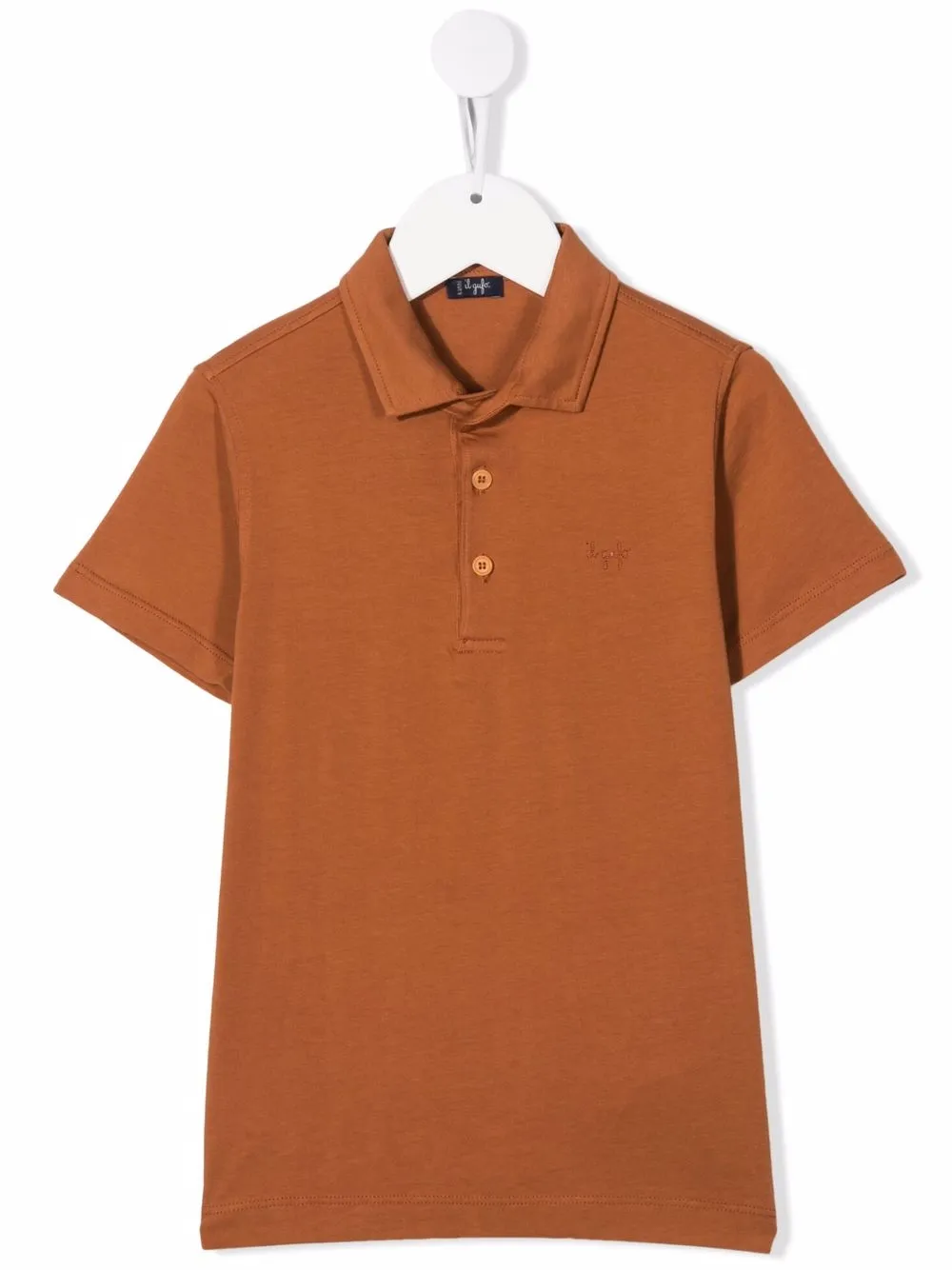 

Il Gufo playera tipo polo con logo bordado - Naranja