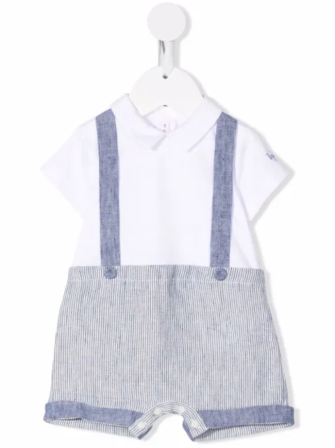 Il Gufo romper con rayas estampadas 
